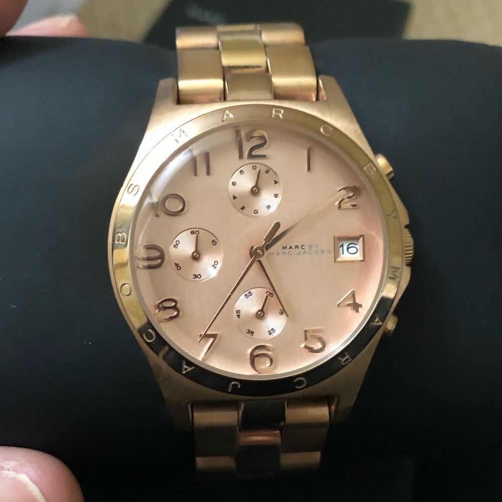Rose gold Marc Jacobs watch